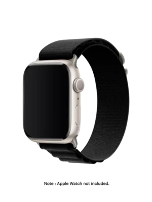 Black Ridge Loop Apple WatchBand (42/44/45/49mm)